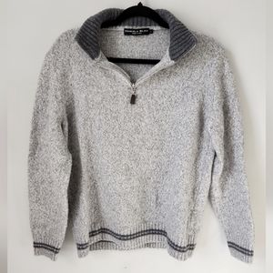 Daniele Blasi Wool quarter zip mens Large